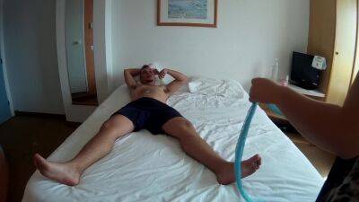 I Blindfold Him I Give Him A Good Ass And Cock Suck - upornia.com