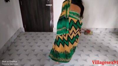 Green Saree Indian Mature Sex In Fivester Hotel ( Official Video By Villagesex91) - hclips.com - India