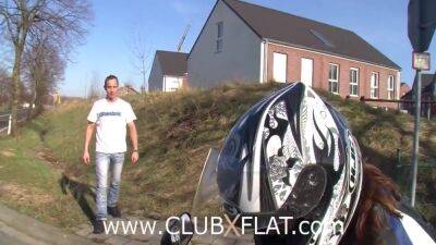 Clubxflat- Biker Babe Towed After Breakdown With Lili Sparks - hotmovs.com - Germany