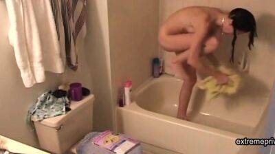 spying my slender Niece Joyce in bath - drtuber.com