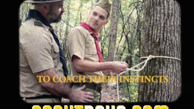 ScoutBoys Hot Scoutmaster seduces and fucks smooth boy raw - drtuber.com