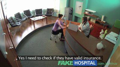Insurer chick gets a POV reality check from fakehospital doctor - sexu.com