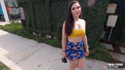 Lily Lou - Lily - Lily Lou's First Porn Casting: A Naughty Teens' Romp in Public - sexu.com