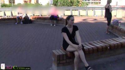 Czech teen babes engage in public masturbation with mallcuties - sexu.com - Czech Republic