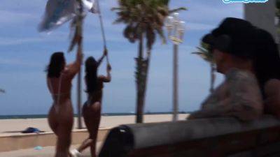Big Ass Latinas Ride Electric Trikes At Public Beach Big Booty 5 Min - upornia.com
