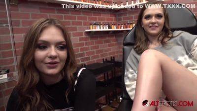 The White Twins Get Tattoos Then Suck A Big Dick - txxx.com
