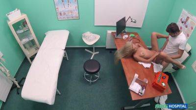 Sweet Blond Hair Girl Russian Eats Docs Ejaculant 1 - videomanysex.com - Russia