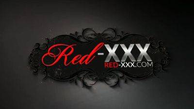 Red XXX - Big tit MILF Red XXX masturbates in sexy red lingerie - drtuber.com