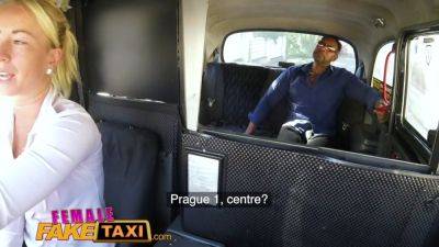 Licky Lex's Czech pussy stretched by Big Black Cock in Fake Taxi backseat fuck frenzy - sexu.com - Czech Republic
