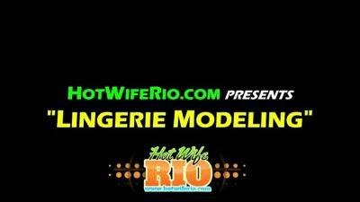 HotWifeRio - Lingerie Modeling - Big ass - drtuber.com