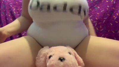 Curvy Pillow Humps And Fucks Her Toy Until She Cums For Daddy-ddlg - Baby Doll - hclips.com