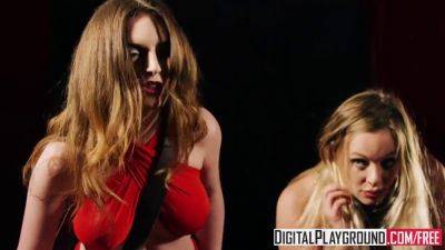Jessa Rhodes - Jessa Rhodes & Max Deeds parody digital playground with Red Maiden in DP action - sexu.com