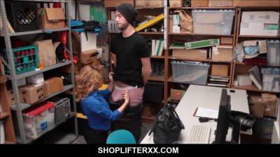 Big-titted security chick gets hard fucked by a male shoplifter in xxxvideos - sexu.com