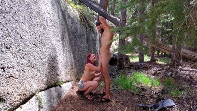 Fucking In A Secret Spot In The Forest - hclips.com