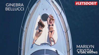 Marilyn Crystal - Crystal and Michaela get nasty with each other on a yacht, getting wild and hot - sexu.com