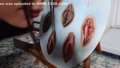 Aroused By An Erotic Picture And Fucked The Artist - hotmovs.com