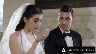 MODERN-DAY SINS - Groomsman ASSFUCKS Italian Bride Valentina Nappi On Wedding Day! REMOTE BUTT PLUG - txxx.com - Italy