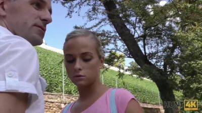 Blonde Czech GF cheats on Cuckold with hung stranger in POV reality video - sexu.com - Czech Republic