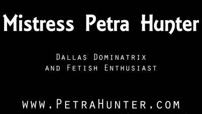 Mistress Petra Hunter – Clean My Dirty Panties - drtuber.com