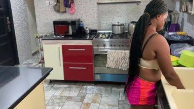 Big Tits And Ass Ebony Lizpussy Got Of Kitchen Pussy Licking, Rimming And Blowjob With Her Husbands Worker. 10 Min - hotmovs.com