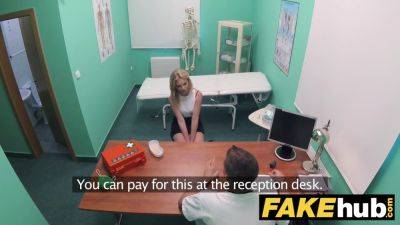 Kristina blond's first time with a kinky doctor in a fake hospital - sexu.com - Czech Republic