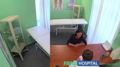 Czech blonde patient gets her frustrated needs satisfied by fakehospital doctors and nurses - sexu.com - Czech Republic