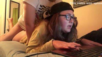 Daddy Fucks Me While I Do My Homework - hclips.com