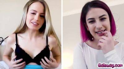 Scarlett And Kristen Lovingly Masturbate Together - videomanysex.com