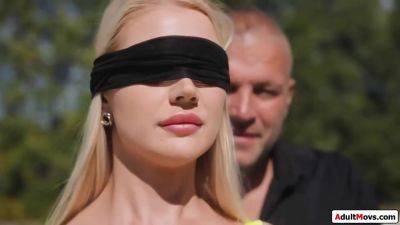 Busty Blonde - Blindfolded Busty Blonde Russian Is Dped - upornia.com - Russia