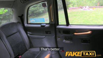 Rebecca - Rebecca Brooke and Scarlett Watson get wild in fake taxi driver's POV dogging adventure - sexu.com - Britain