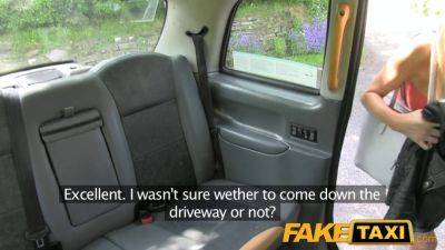 Ree Petra's massive fake tits get pounded by a new cabbie in a fake taxi - sexu.com - Britain