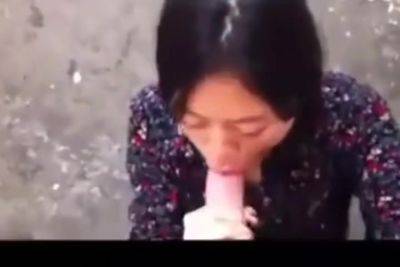 Chinese Gf Big Cock Outdoor Blowjob Facial - videomanysex.com - China