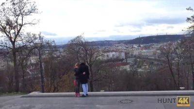 Rothaarige gets paid for cash while her boyfriend watches in POV - sexu.com - Czech Republic