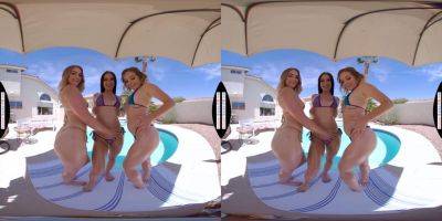 Katie Kush - Kenzie Madison - Bikini Teens Pool VR 4K - sunporno.com