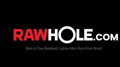 RAWHOLE Latino Jock Rims His Lover And Gives Deepthroat - drtuber.com