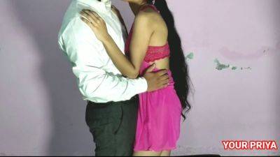 Priya's tight Indian pussy and ass get pounded hard by her boss at his home - sexu.com - India