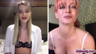 Serene - Kenna And Serene Both Masturbate During Video Call - hclips.com