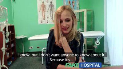 Watch this hot blonde nurse her way to a massive orgasmic breast orgasm - sexu.com
