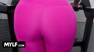 Great Homemade Workout With Curvy Milf Xwife Karen And Her Hung Personal Trainer P1 - videomanysex.com - Usa