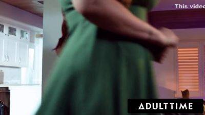 Curvy Redhead Milf Scissors With Hot Date - Lauren Phillips And Arietta Adams - hotmovs.com