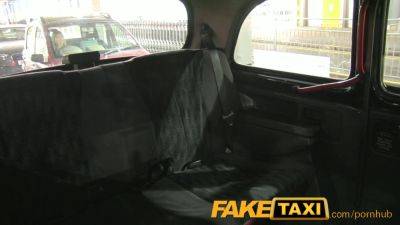 Veronica Vice gets her tight pussy drilled in a fake taxi in POV - sexu.com - Britain - Canada