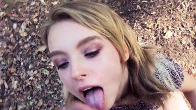 Small 18yo tourist teen seduced in public for outdoor sex - drtuber.com - Germany