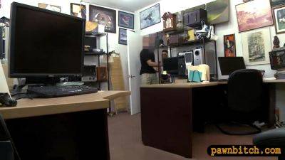 Skinny Blonde Babe Wrecked By Pawn Man At The Pawnshop - videomanysex.com