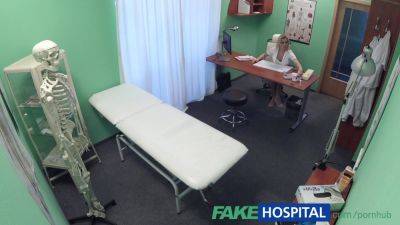 Sexy nurse in uniform gets nailed by patient in fake hospital - sexu.com