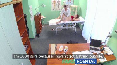 Hot redhead surprises doctor with her pussy's full worth in a hot POV hospital fuck - sexu.com
