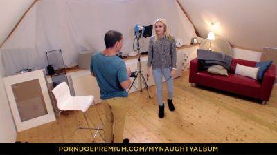 Zoe - Zoe Davis gets naughty during a premium photoshoot - gets her big butt drilled - sexu.com - Netherlands