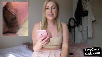 Lady - SPH solo lady talks dirty about small cocks on her phone - txxx.com - Britain