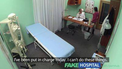 Mea Melone gets her pussy eaten out by fakehospital doctor in POV - sexu.com - Czech Republic