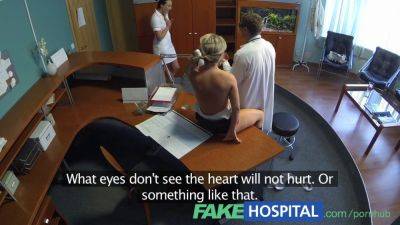 Naughty Nurse joins Doctors in a steamy POV threesome for the first time - sexu.com - Czech Republic