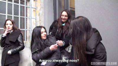 Czech students get wild with money & sex in public streets - sexu.com - Czech Republic